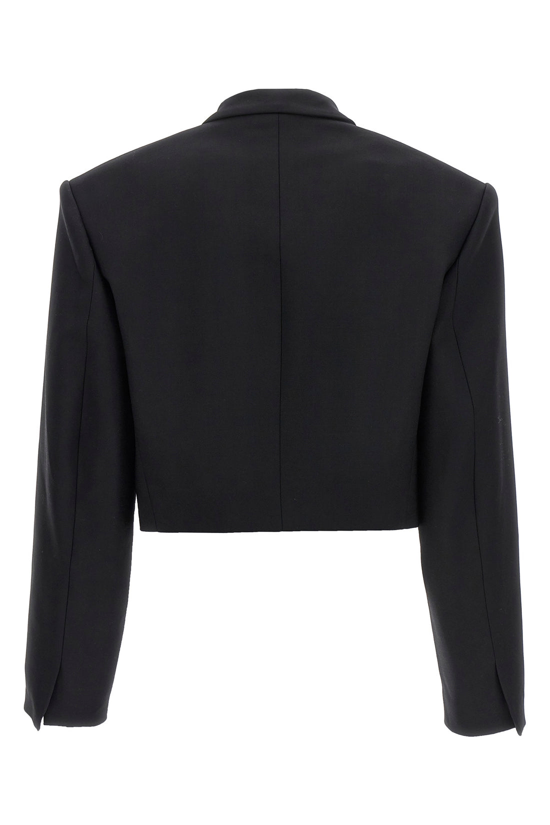 DAVID KOMA 6 cropped single-breasted stretch wool blazer