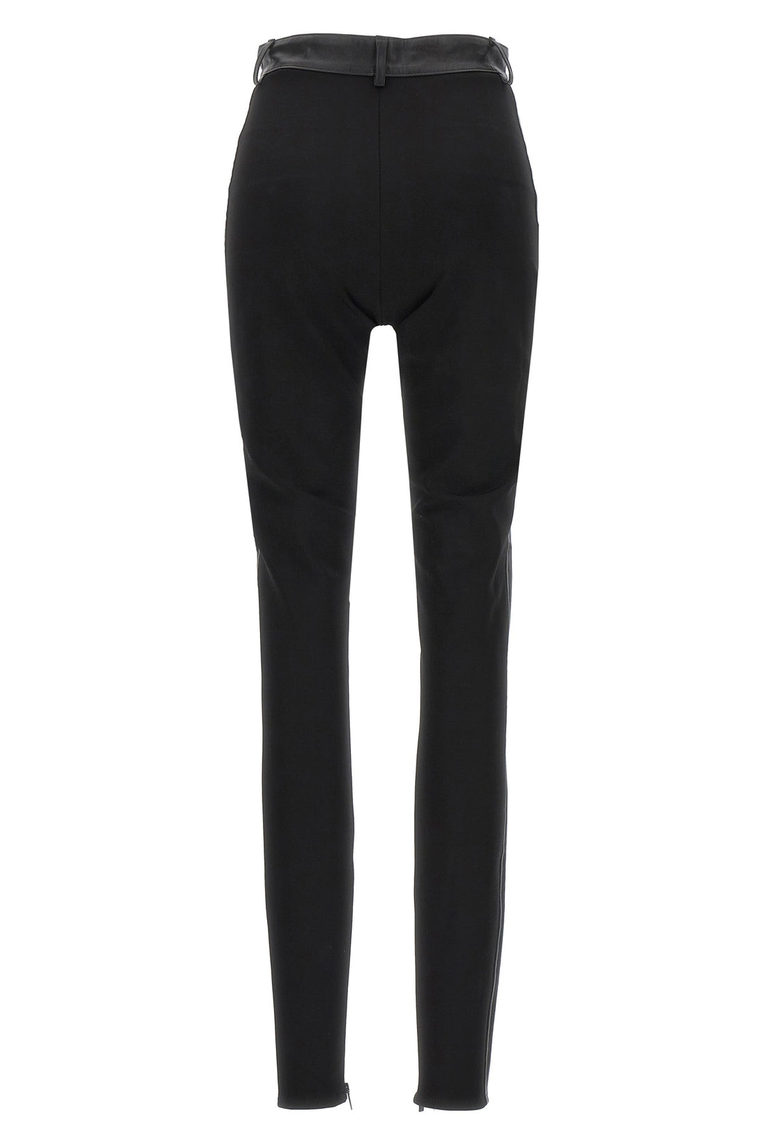 DAVID KOMA 8 napa leather leggings in leather and stretch fabric