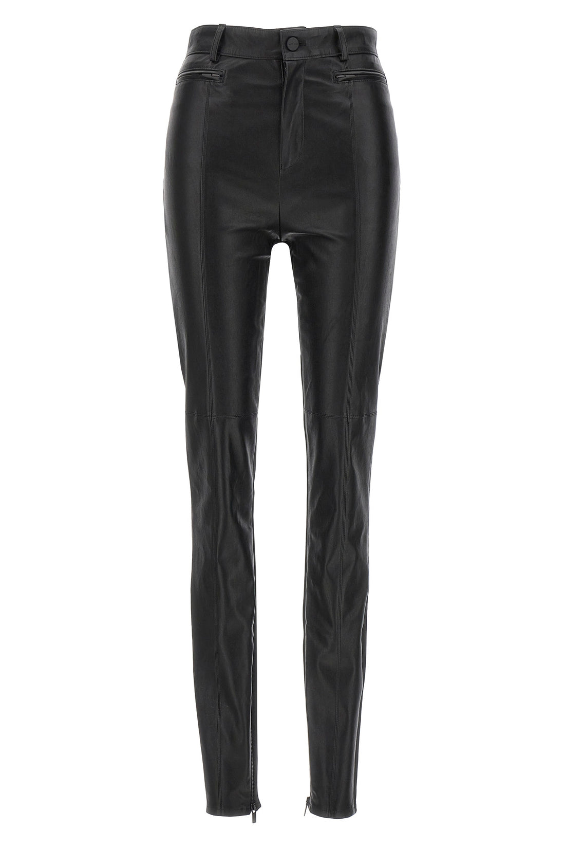 DAVID KOMA 8 napa leather leggings in leather and stretch fabric