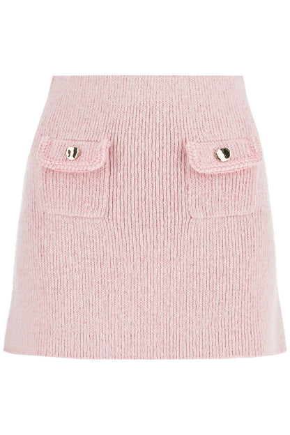 knitted mini skirt