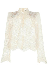 lace top with rhinest