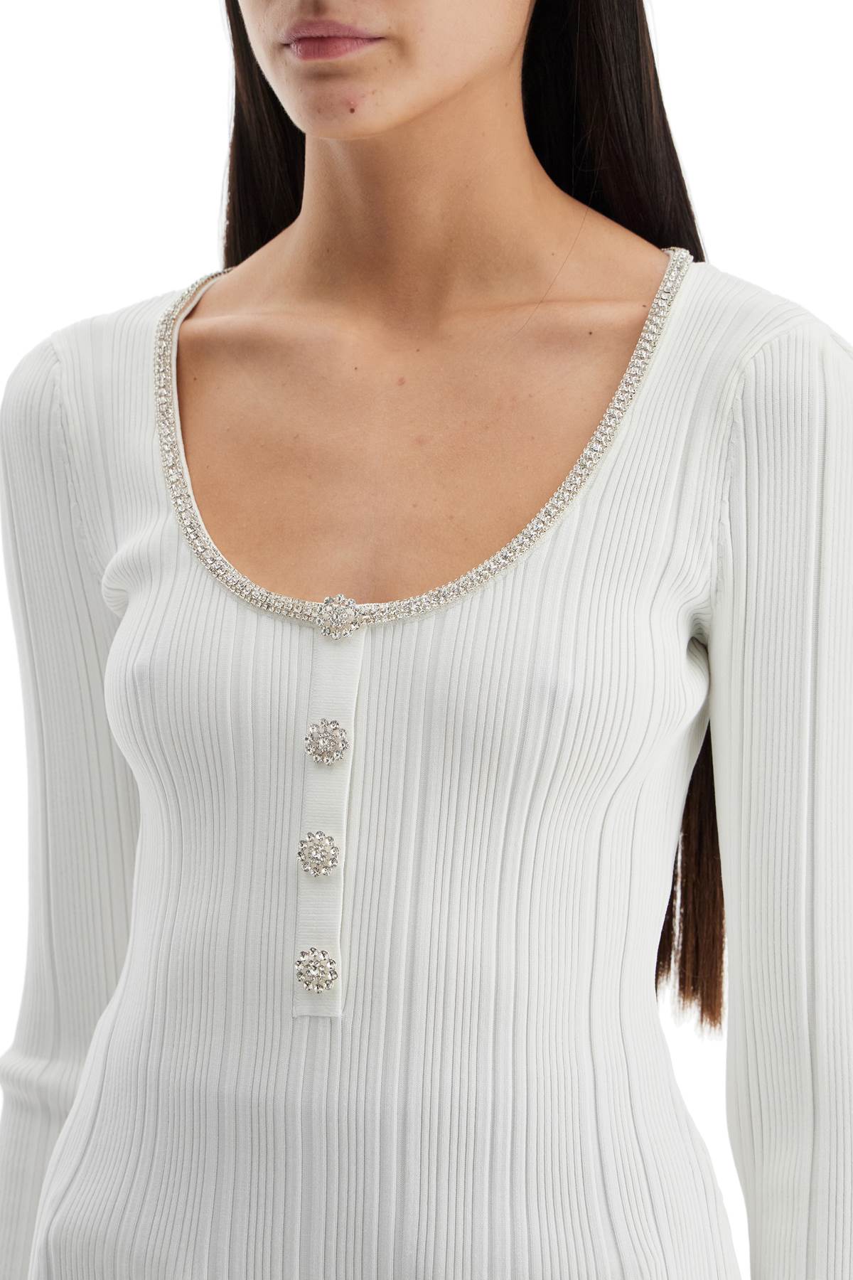 &quot;knit top with crystals embell