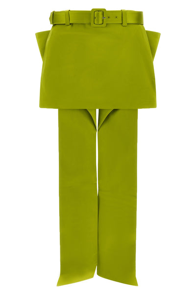 the self portrait miniskirt defines evening wear through bold architectural volu