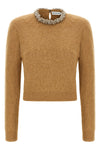 the self-portrait crewneck sweater redefines everyday elegance through a clever