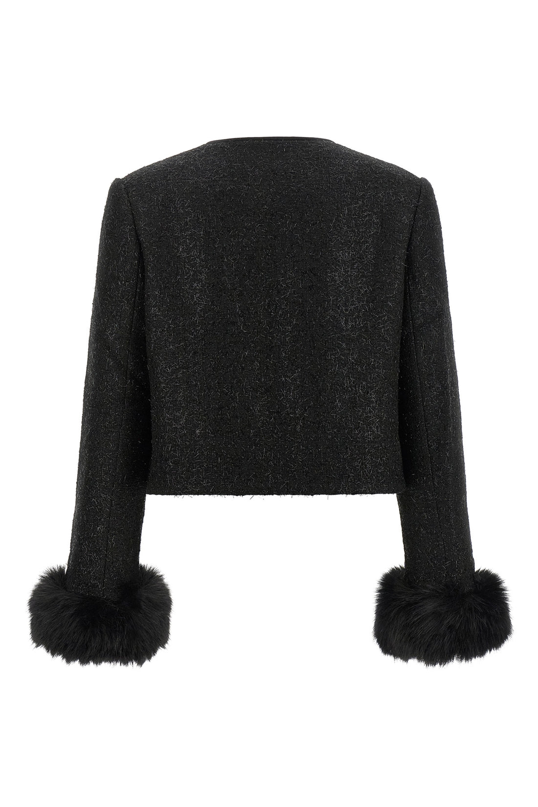 SELF PORTRAIT 6 the self-portrait cropped jacket redefines the codes of contemporary tailoring t
