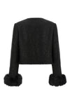 the self-portrait cropped jacket redefines the codes of contemporary tailoring t