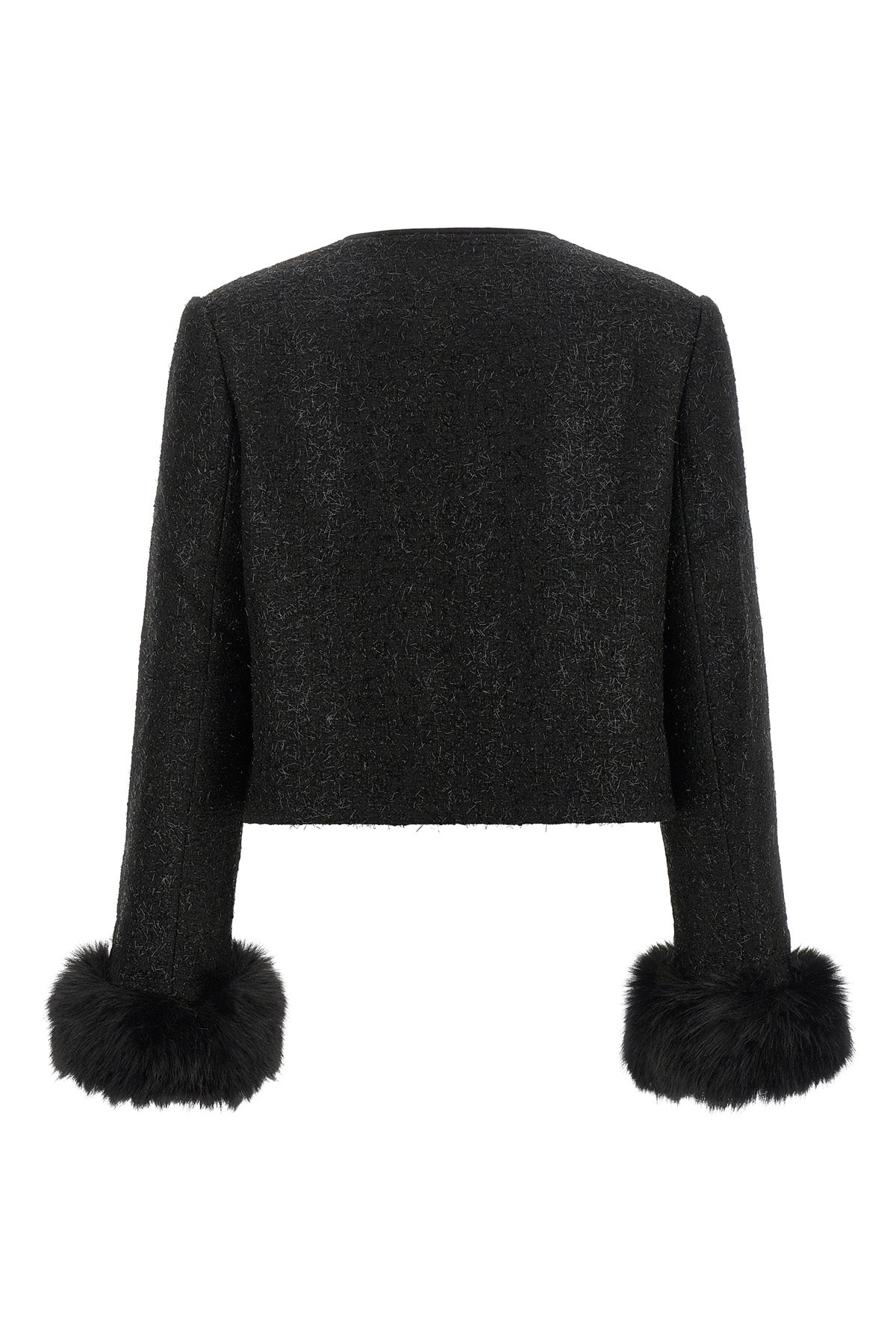 the self-portrait cropped jacket redefines the codes of contemporary tailoring t