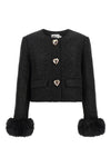the self-portrait cropped jacket redefines the codes of contemporary tailoring t