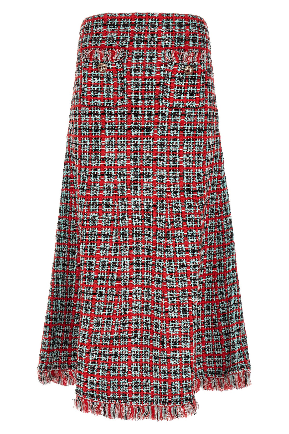SELF PORTRAIT M the self-portrait midi skirt defines contemporary tailoring through a flared a-s
