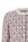 the self-portrait cardigan redefines everyday elegance through a cropped model