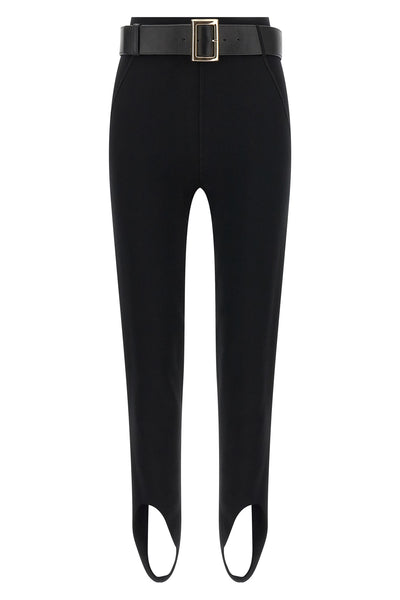 self-portrait leggings redefine a classic model through precise sartorial engine