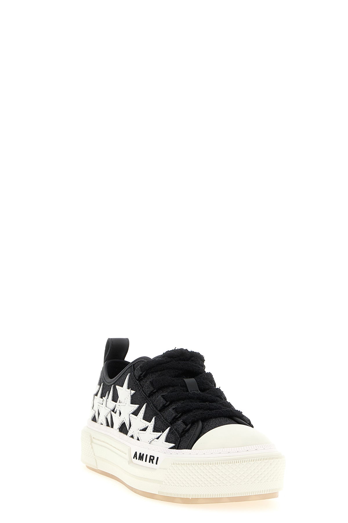 glitter stars court low sneakers in glitter fabric