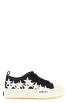 glitter stars court low sneakers in glitter fabric