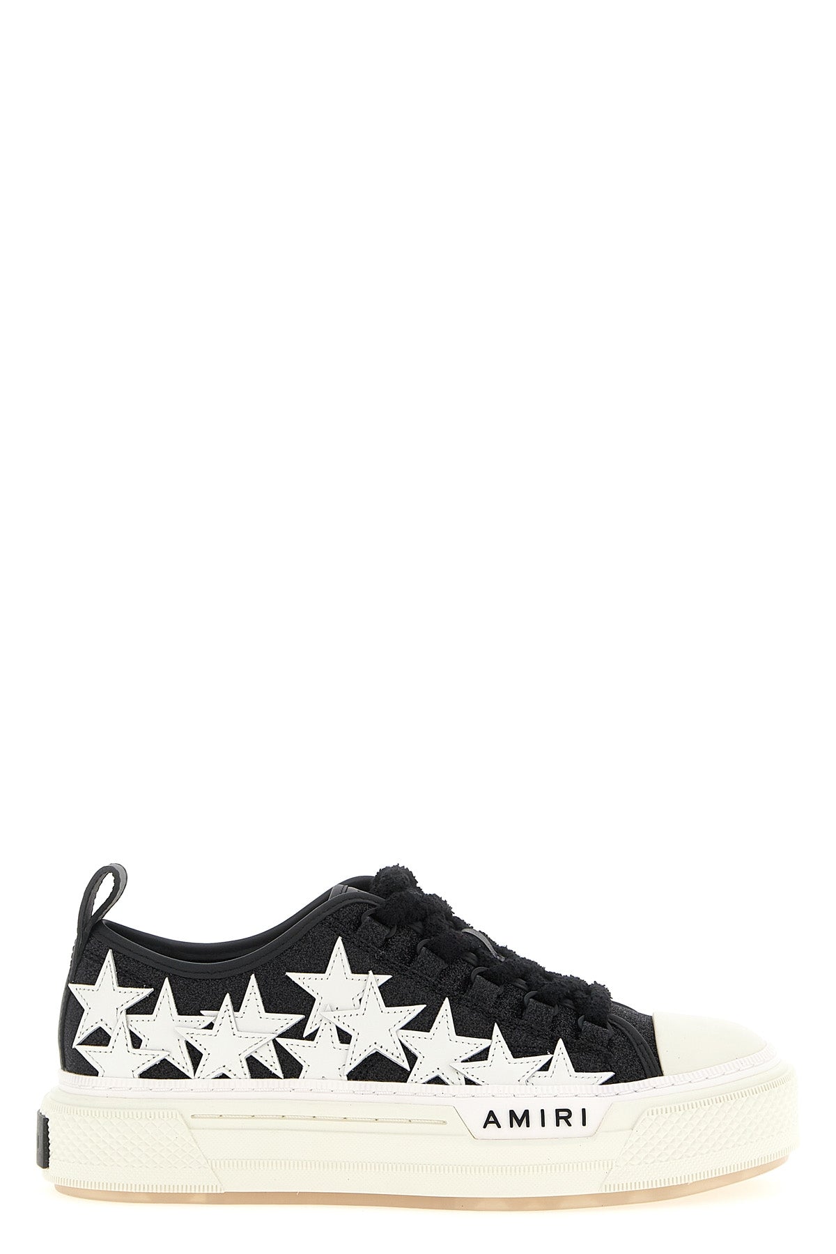 glitter stars court low sneakers in glitter fabric