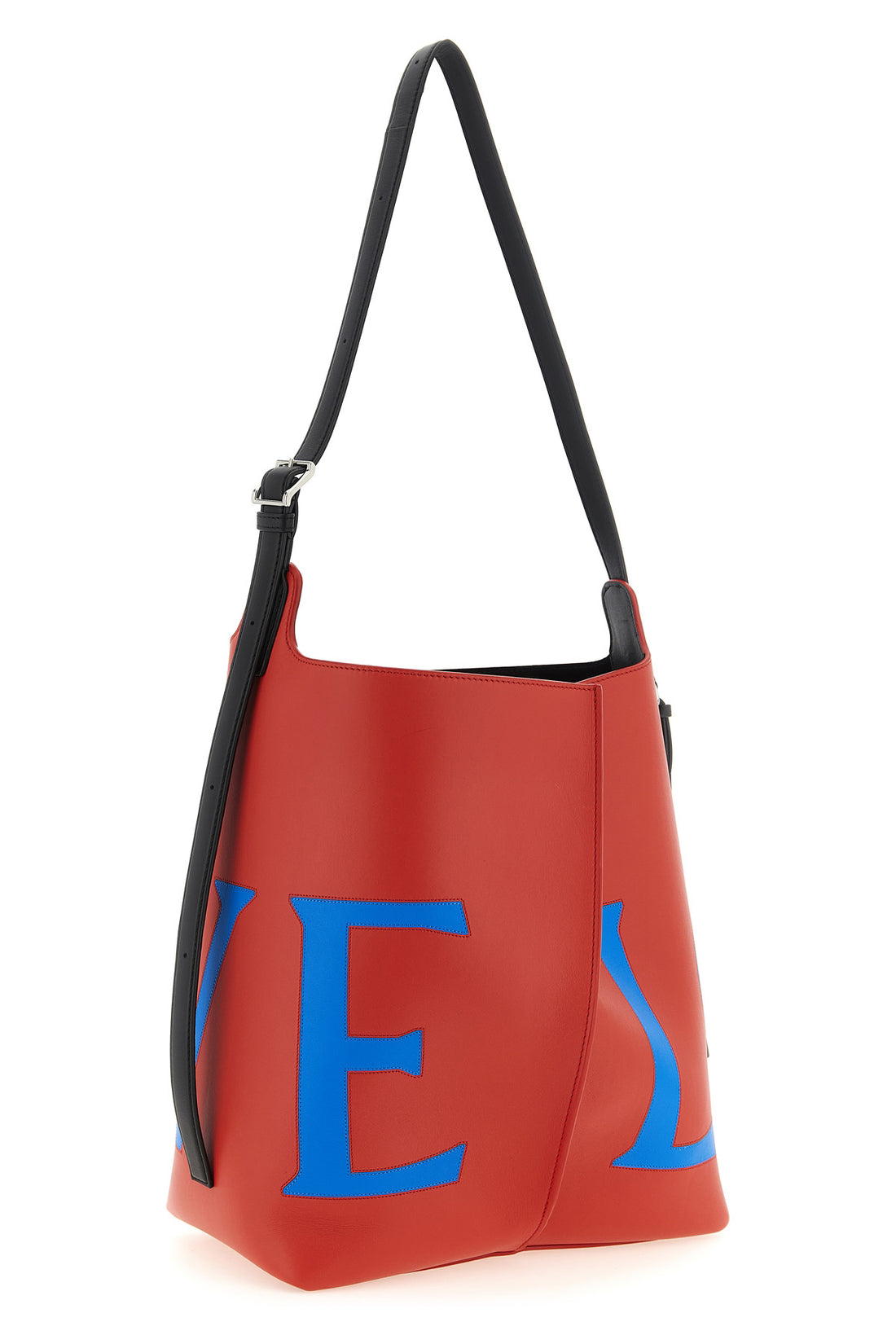 LOEWE OS the loewe bilbao large bucket redefines geometric volumes through a trapezoid