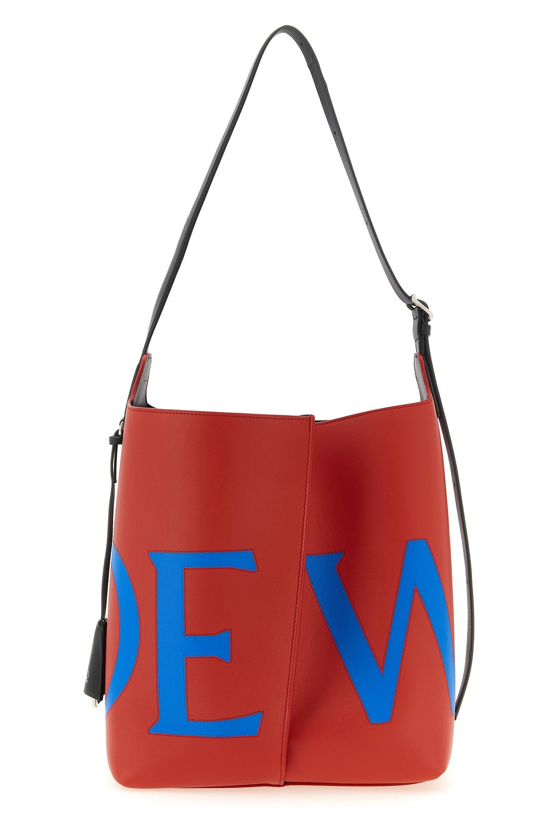 LOEWE OS the loewe bilbao large bucket redefines geometric volumes through a trapezoid