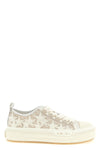 ma quad stars court low sneakers in monogram ma quad jacquard fabric and lea