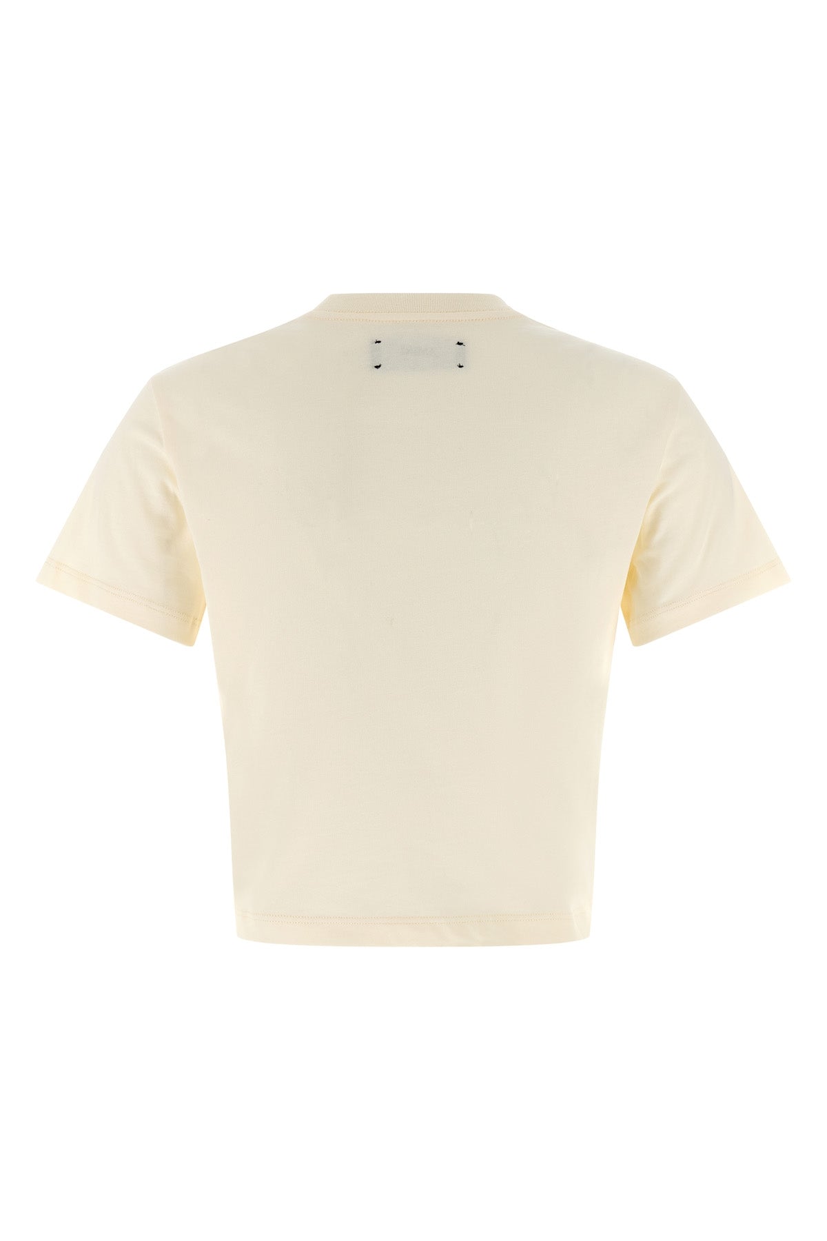 hollywood tee cotton crewneck cropped t-shirt