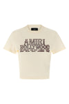 hollywood tee cotton crewneck cropped t-shirt