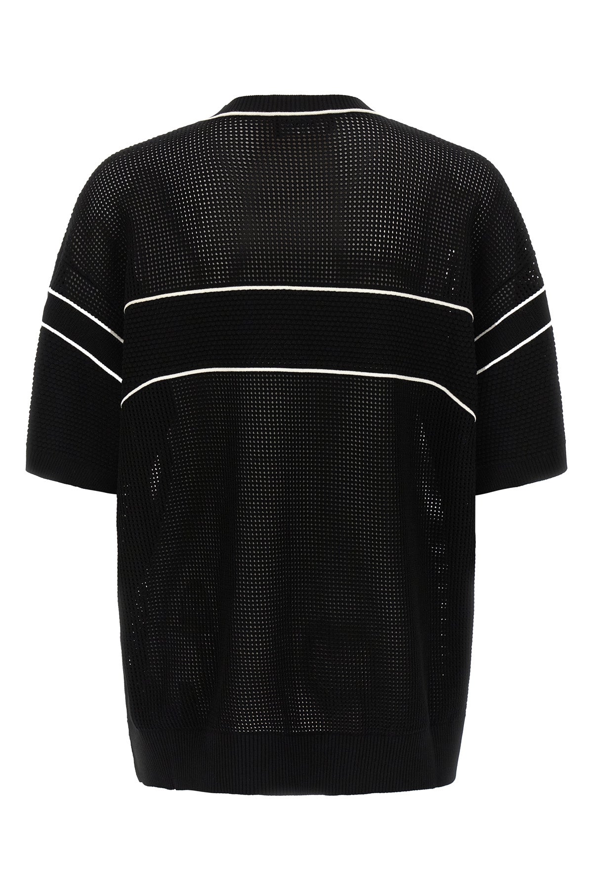 amiri sport viscose mesh knit t-shirt