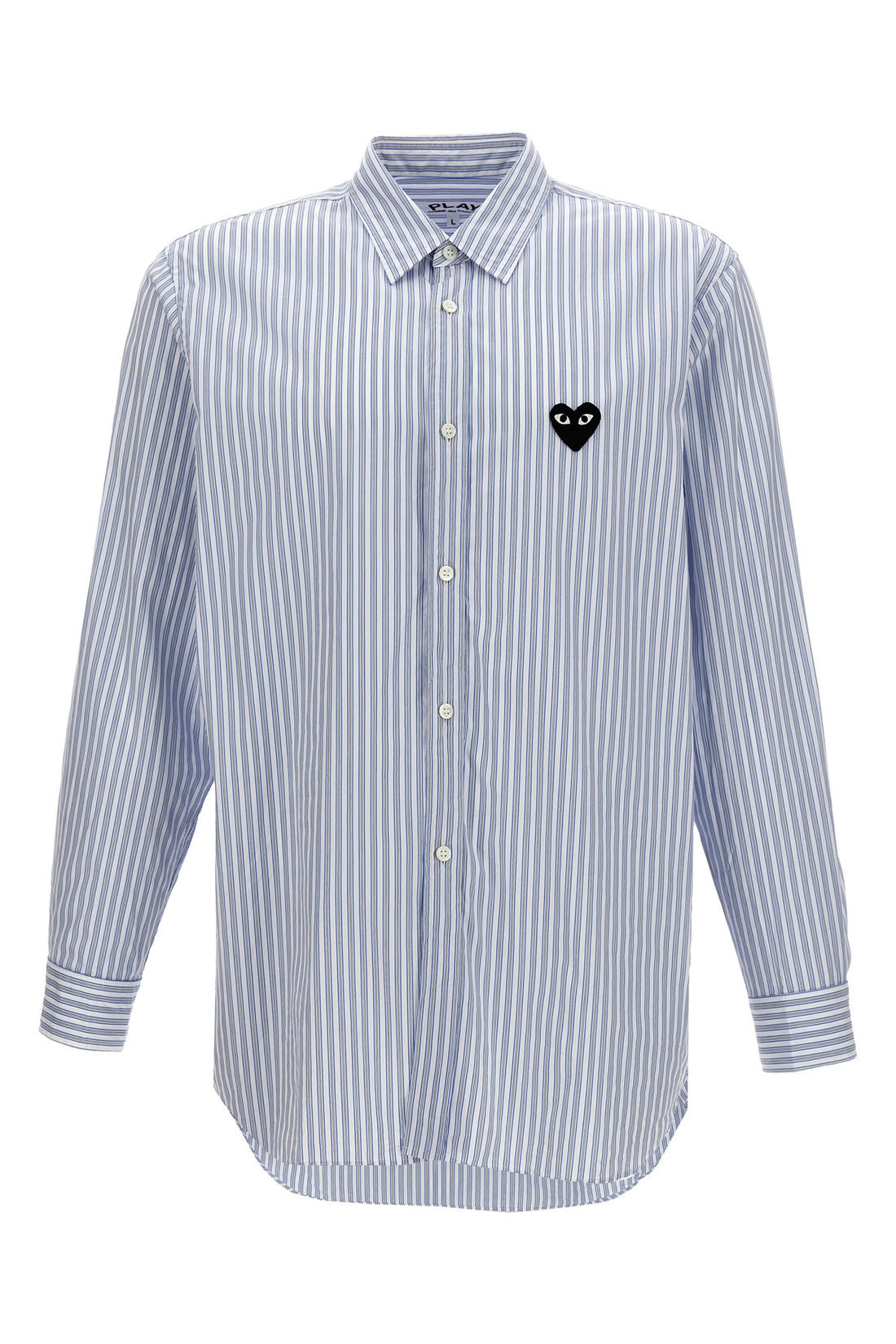 COMME DES GARÇONS PLAY XL striped cotton shirt