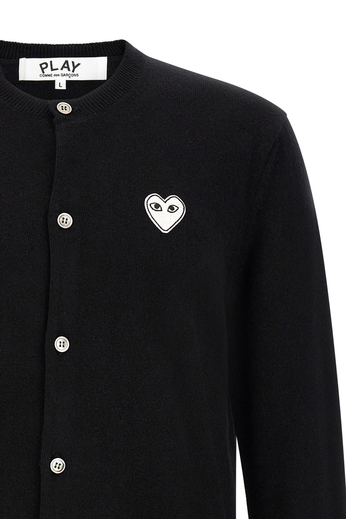 the comme des garçons play cardigan
