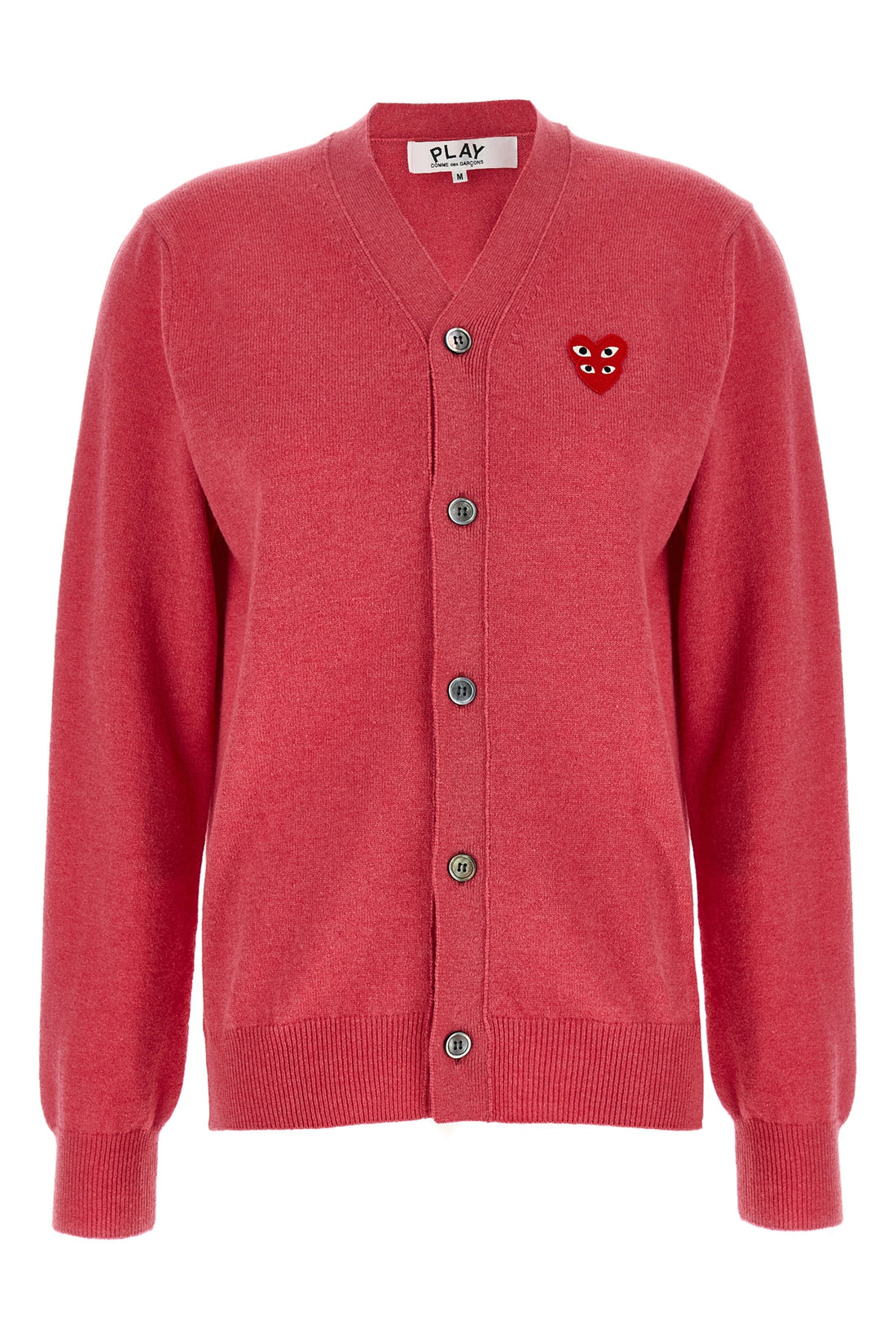 COMME DES GARÇONS PLAY L wool mélange cardigan