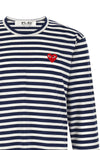 the comme des garçons play long-sleeved t-shirt