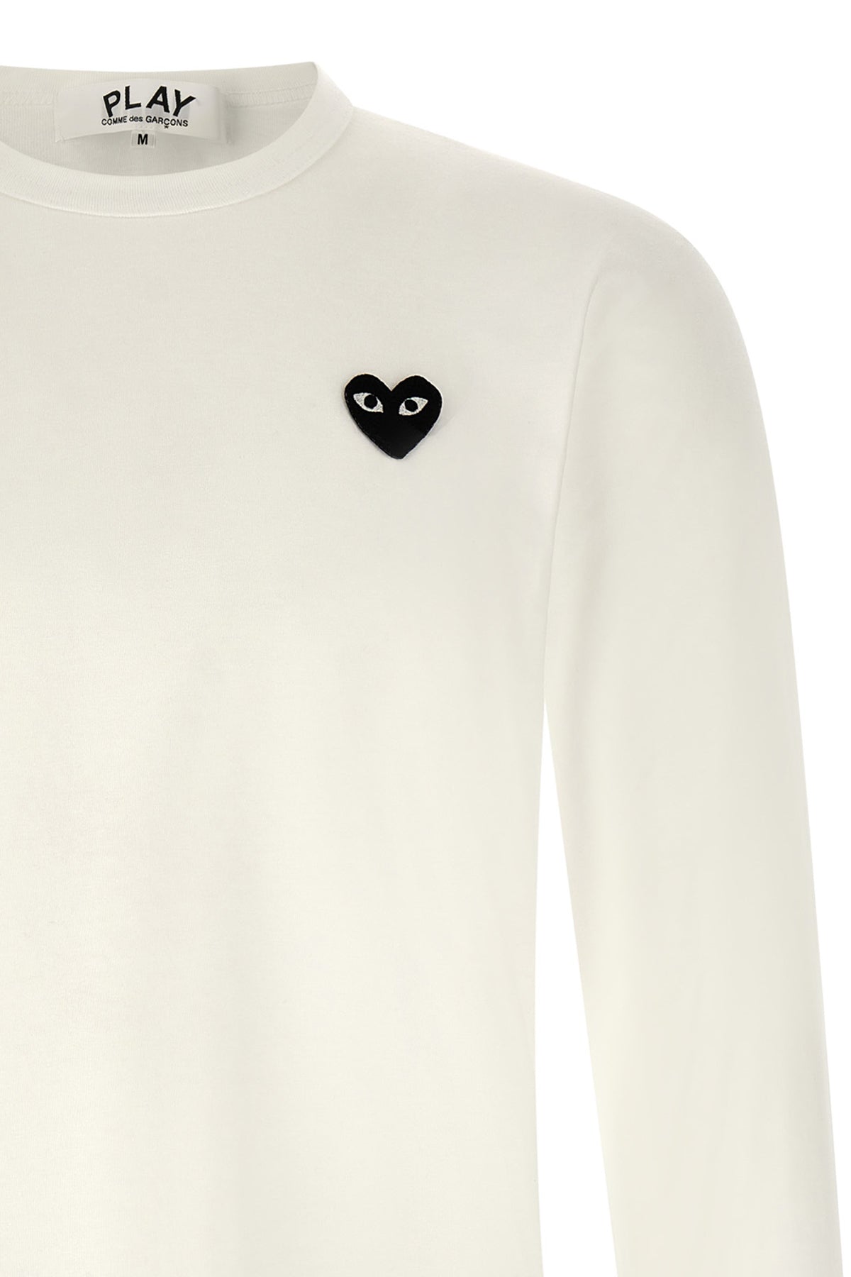 the black emblem knit t-shirt comme des garcons play establishes the foundations