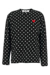 polka dot print cotton t-shirt