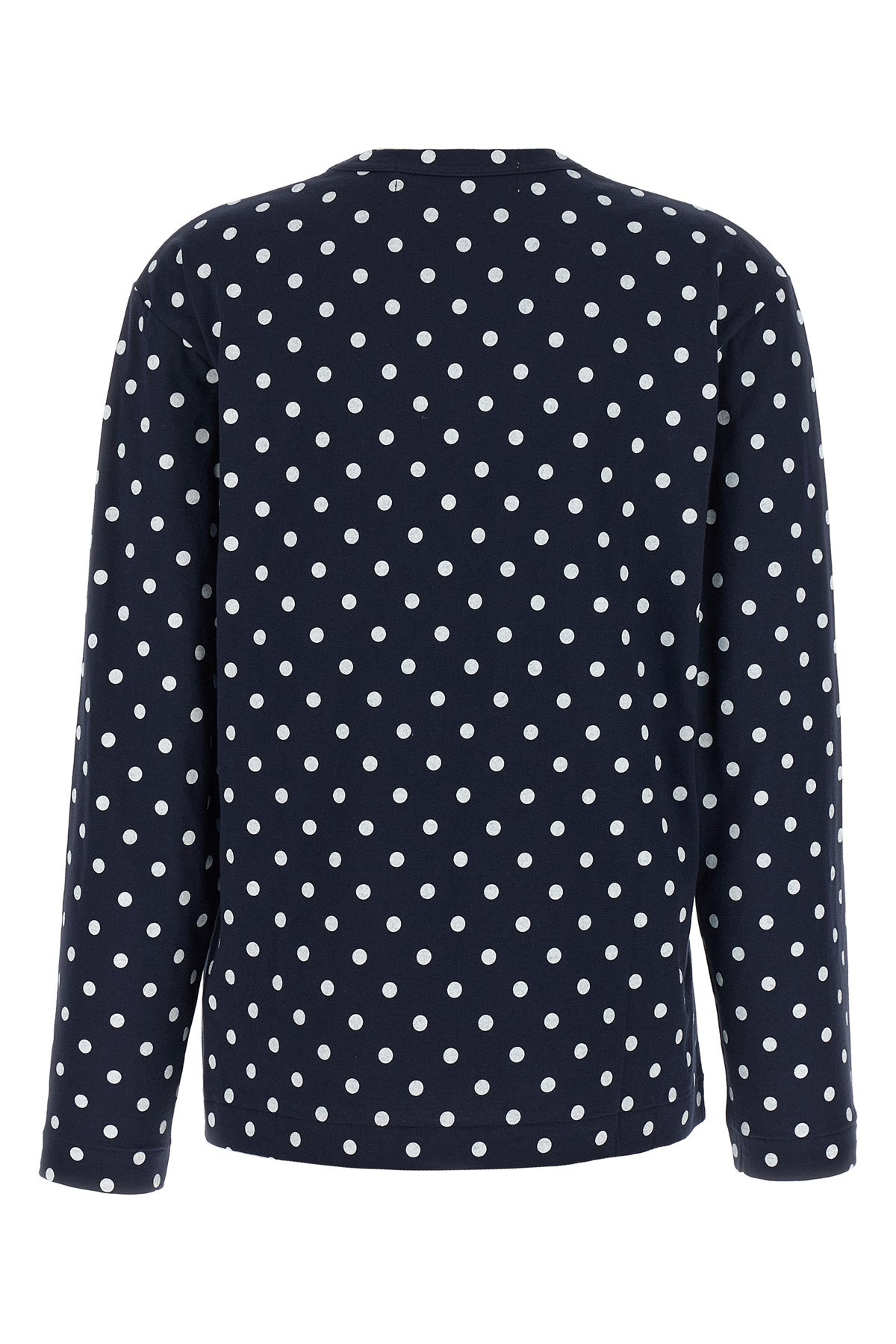 polka dot print cotton t-shirt