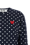 polka dot print cotton t-shirt