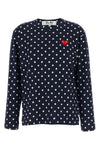 polka dot print cotton t-shirt