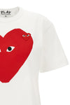the comme des garçons play pure cotton t-shirt is an undisputed icon of the cont