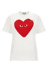 the comme des garçons play pure cotton t-shirt is an undisputed icon of the cont