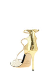 the jimmy choo azia sandals are distinguished by an architectural silhouette d