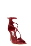 azia patent leather sandals