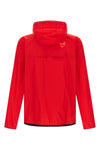 comme des garçons play x k-way waterproof fabric hooded jacket