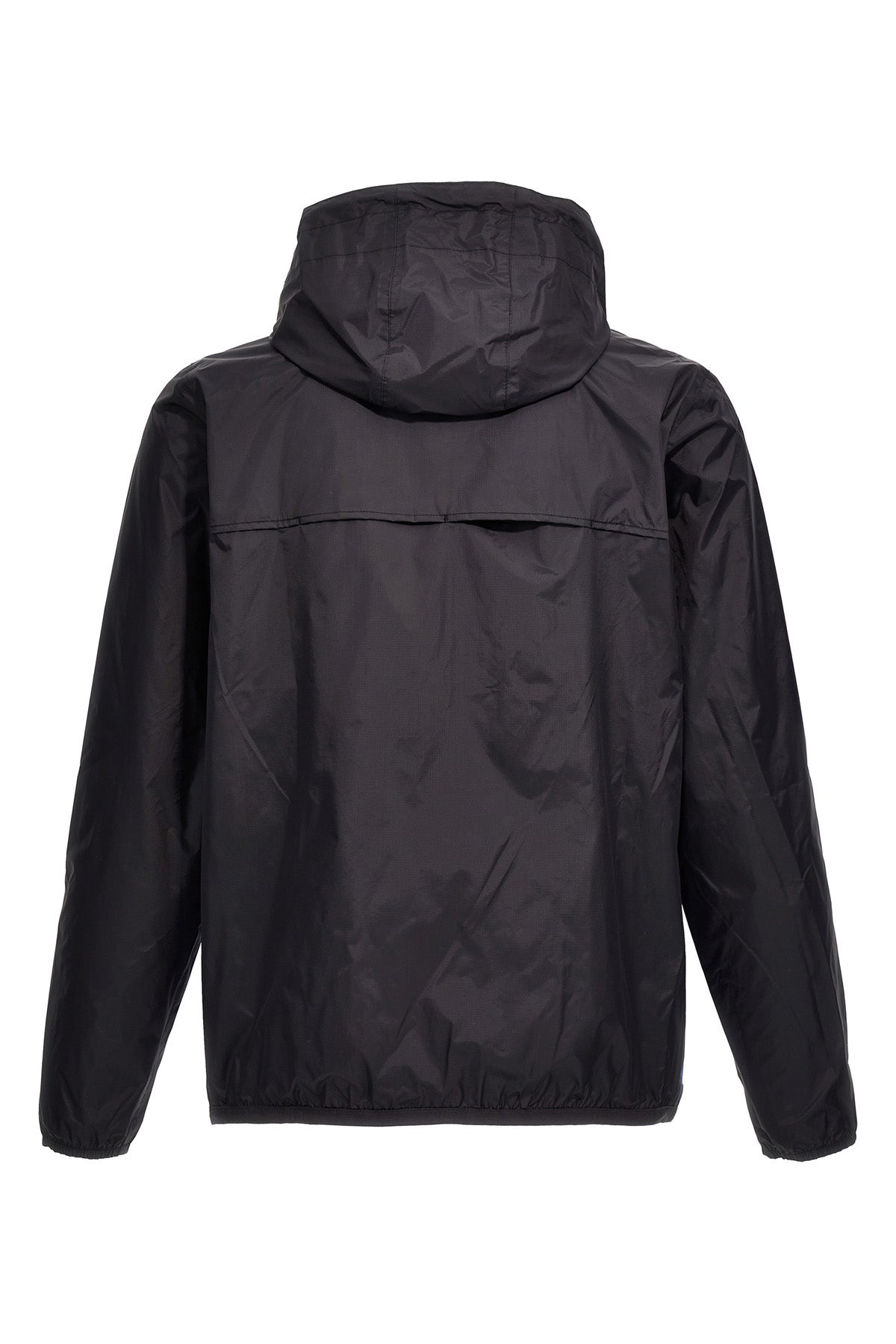 comme des garçons play x k-way waterproof hooded jacket