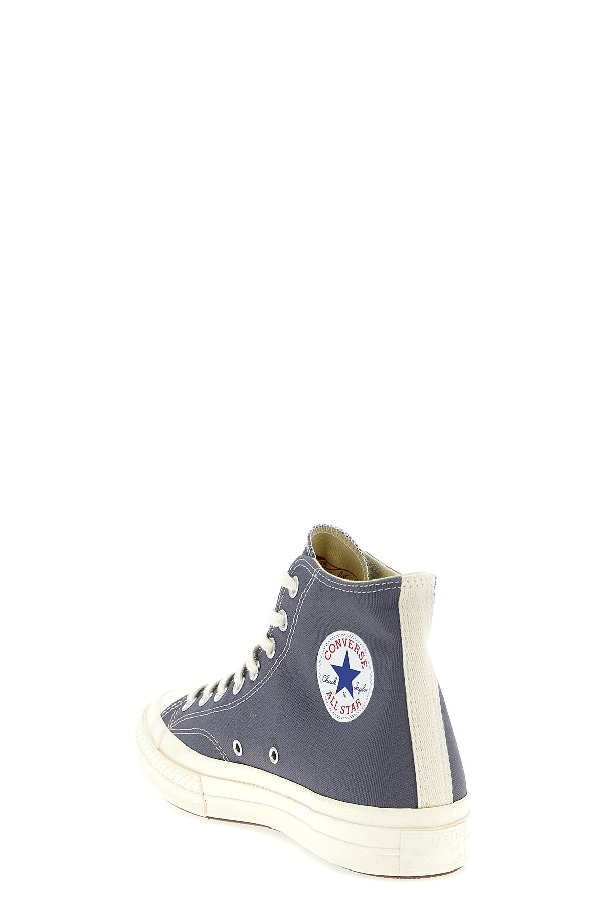 converse x comme des garçons play chuck 70 sneakers in cotton canvas canvas