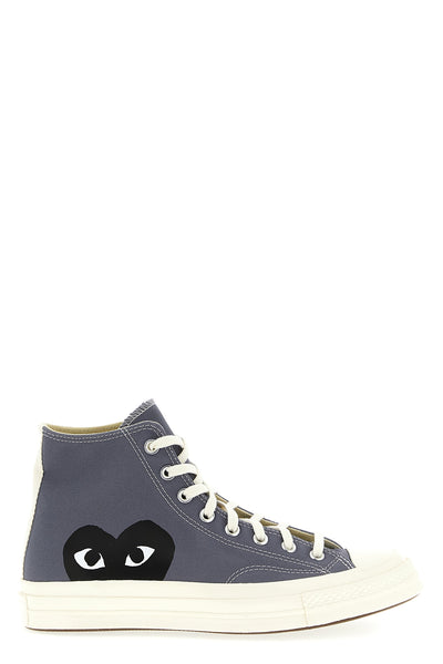 converse x comme des garçons play chuck 70 sneakers in cotton canvas canvas
