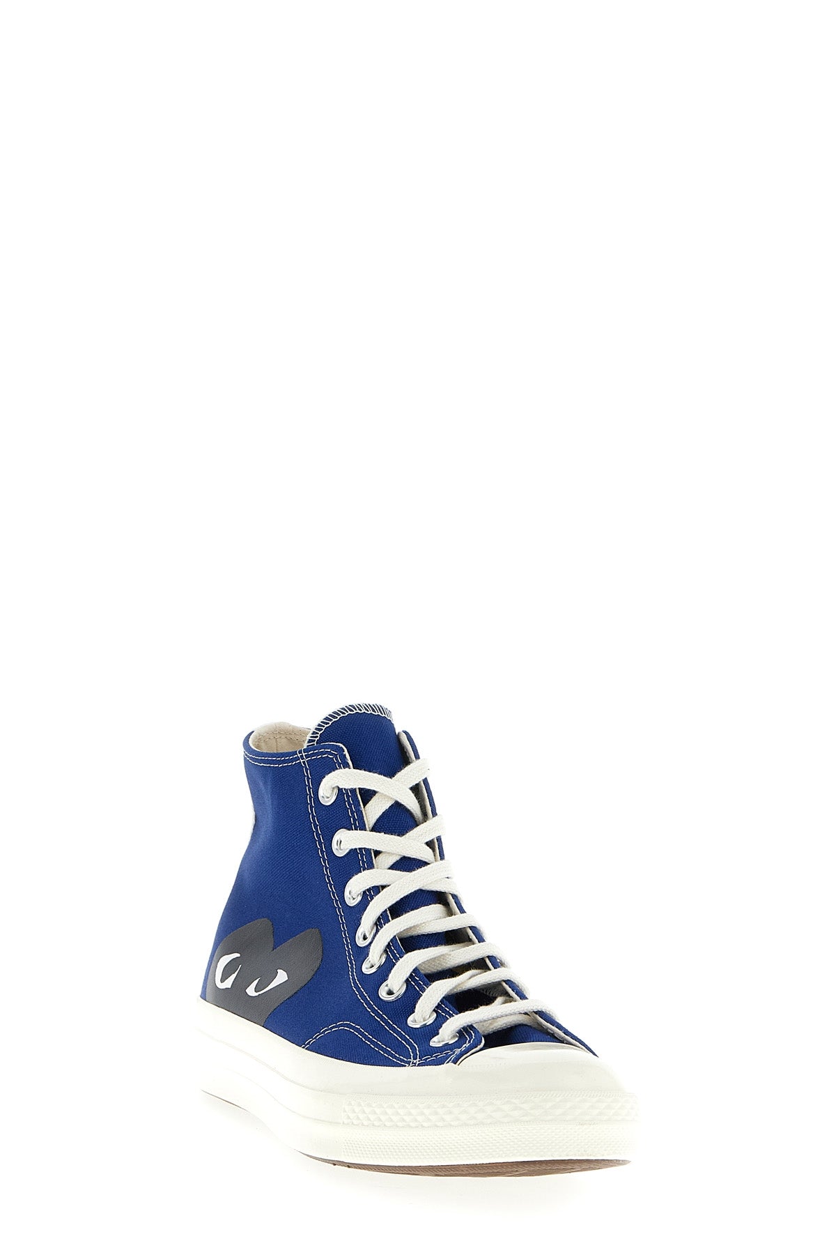 converse x comme des garçons play chuck 70 sneakers in cotton canvas canvas