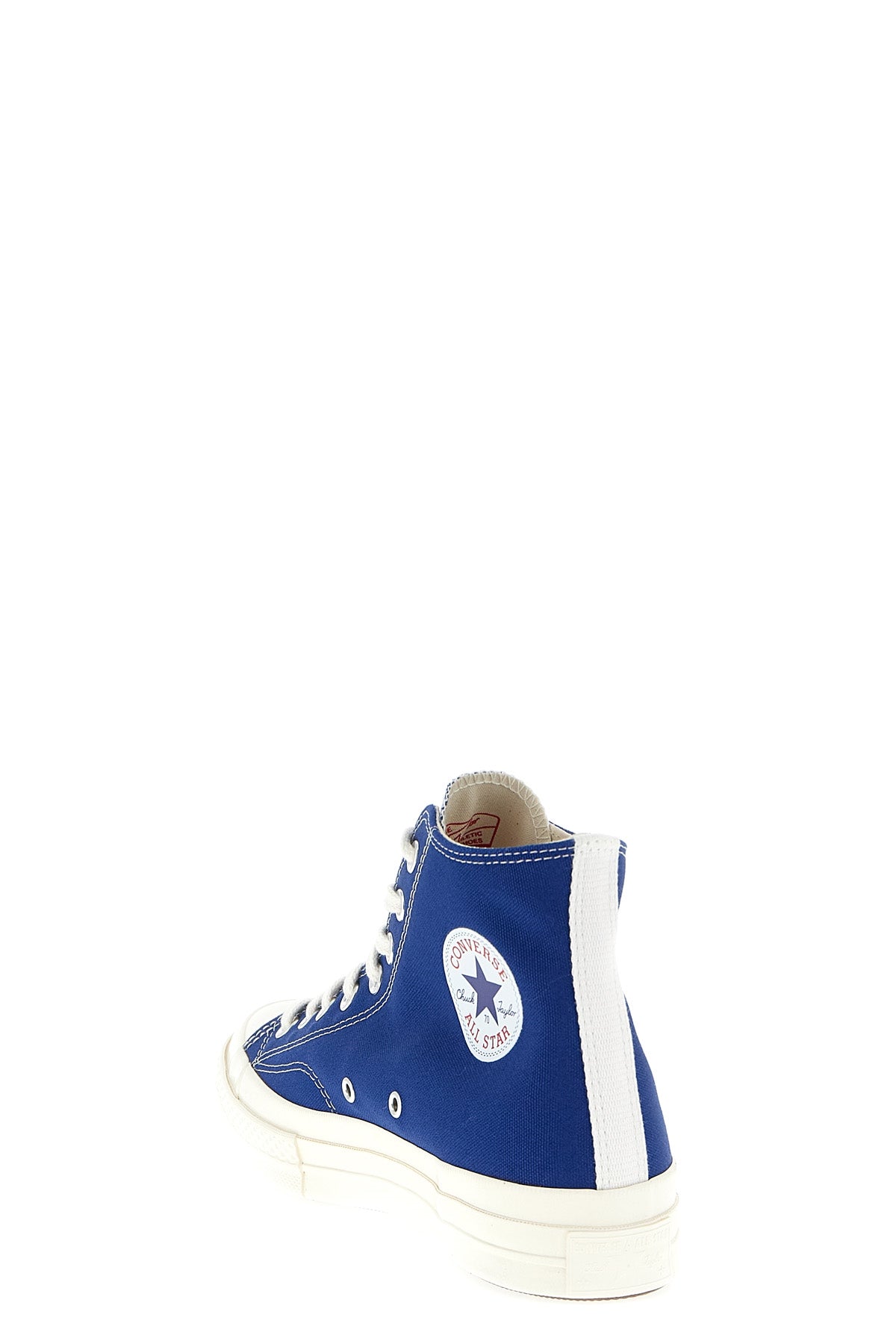 converse x comme des garçons play chuck 70 sneakers in cotton canvas canvas