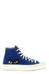 converse x comme des garçons play chuck 70 sneakers in cotton canvas canvas