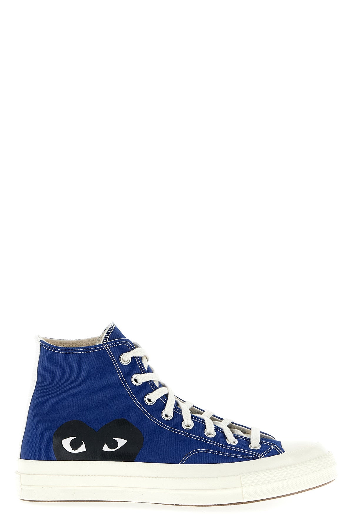 converse x comme des garçons play chuck 70 sneakers in cotton canvas canvas