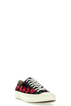 comme des garçons play x converse canvas sneakers