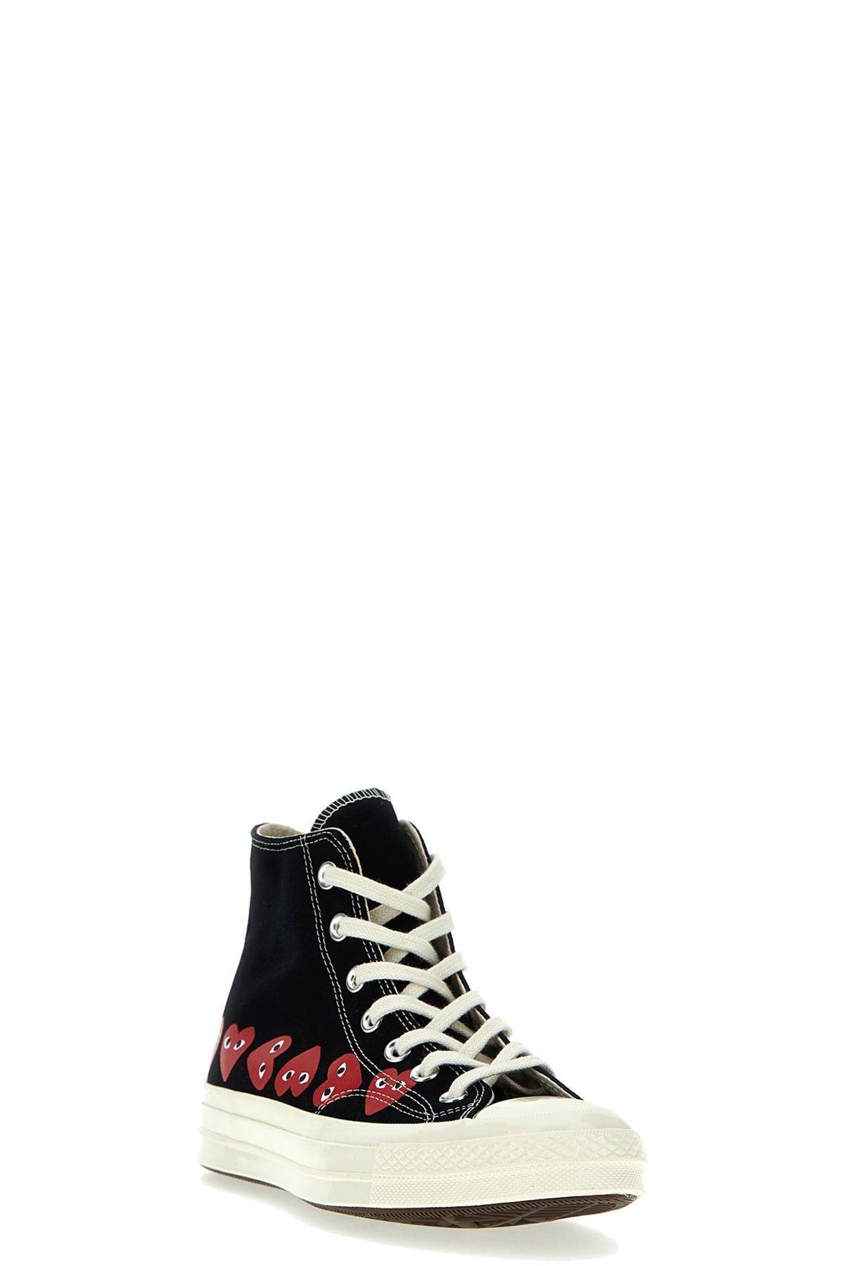 comme des garçons play x converse canvas sneakers