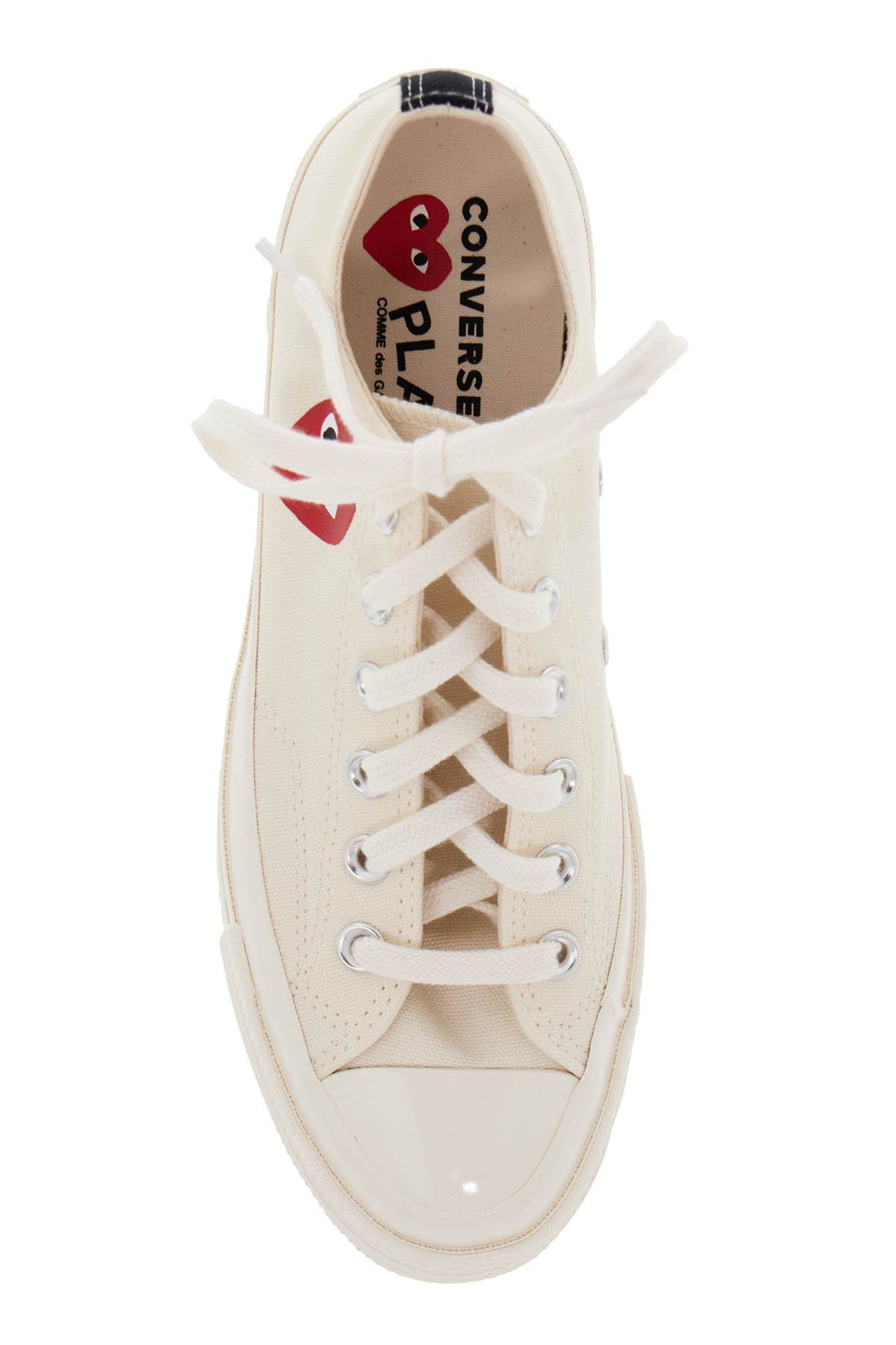 chuck 70 low-top sneakers comme des garçons play x converse