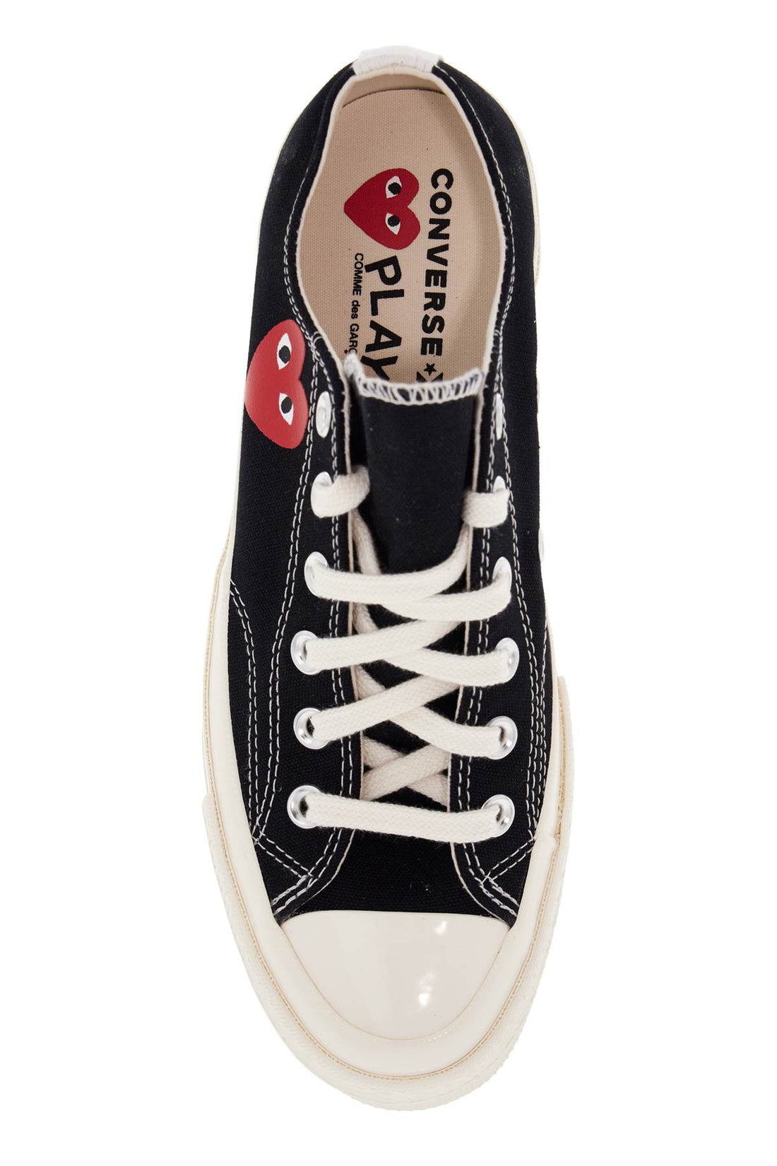 chuck 70 low-top sneakers comme des garçons play x converse