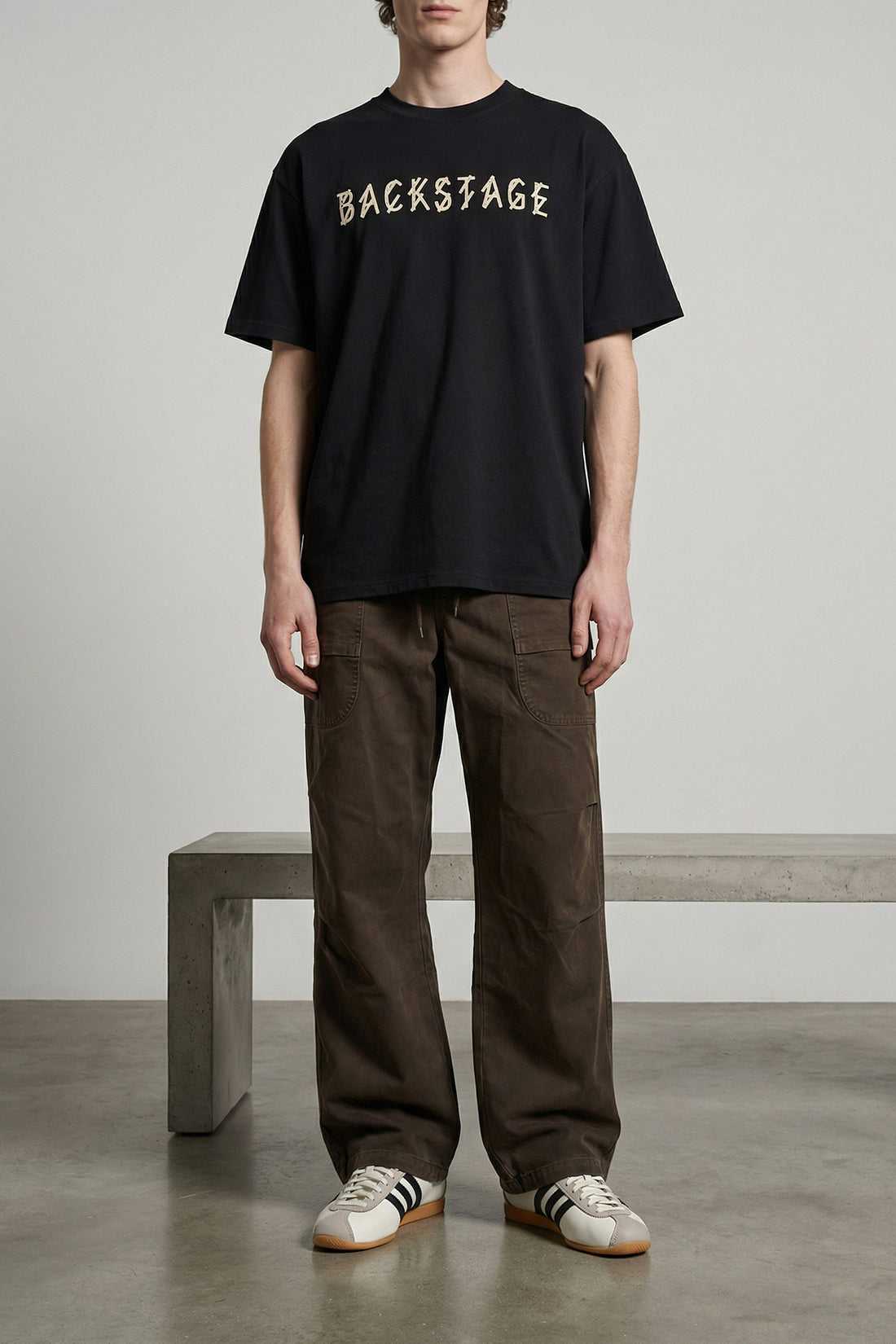 44 LABEL L backstage cotton jrsey t-shirt
